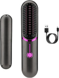 Hair Straightener Fast Heating Cordless Curling Comb for Travel Straightener Portable Anti-Frizz Styling Straightener for Salon Home Barbershop