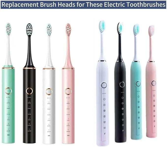 16Pcs Replacement Toothbrush HeadsCompatible for N101 N100 N105 Soft Bristles Nozzles(16pcs Pink)
