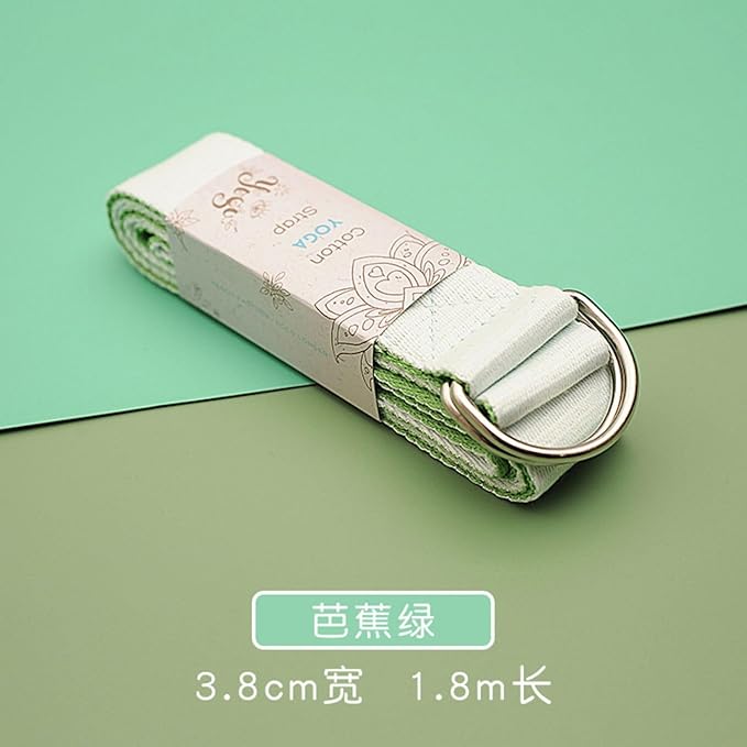 Yoga Fitness Workouts Massage 瑜伽伸展带单色双色棉质拉伸拉筋带健身平衡锻炼开肩瑜珈辅具 HomeOffice Body Electric Massagers