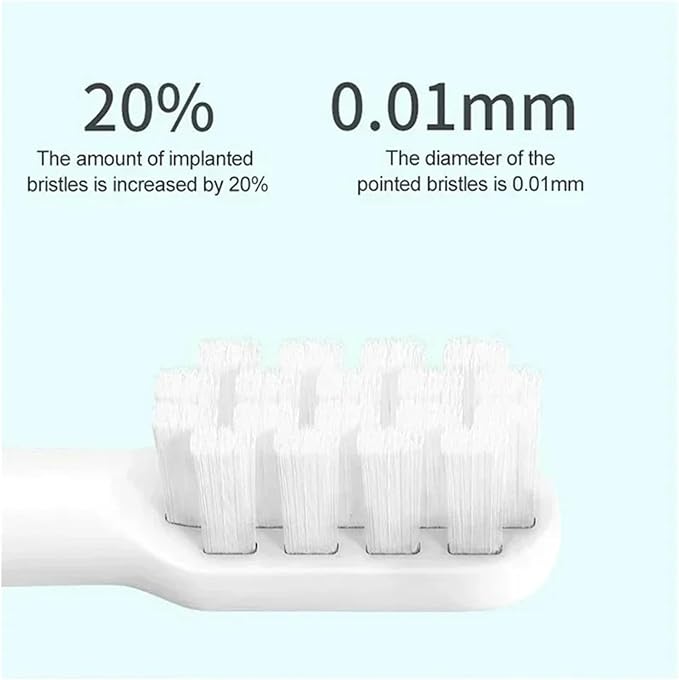 10PCS Compatible for T100 Replacement Brush Heads Electric Toothbrush Vacuum Soft Bristle Suitable Nozzles(10Pink)