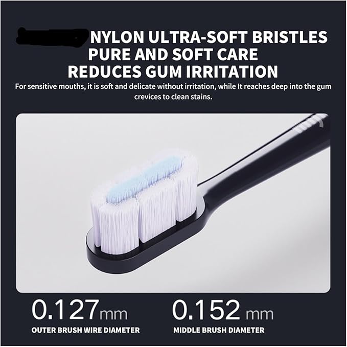 Compatible for Xiaomi Mijia Toothbrush Head T700 Electric Waterproof Soft Health Replacement Bristles 2/4/6Pcs(4pcs)