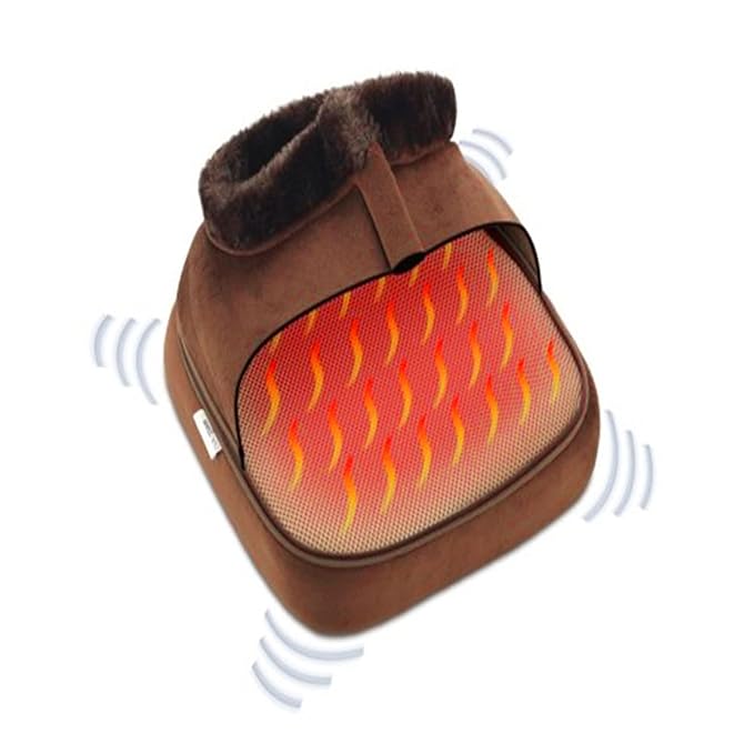 Foot Warmer Detachable Foot Massagers 2-in-1 Electric Foot Massagers Foot Massager Compatiable for Women Men Foot Heater(US)
