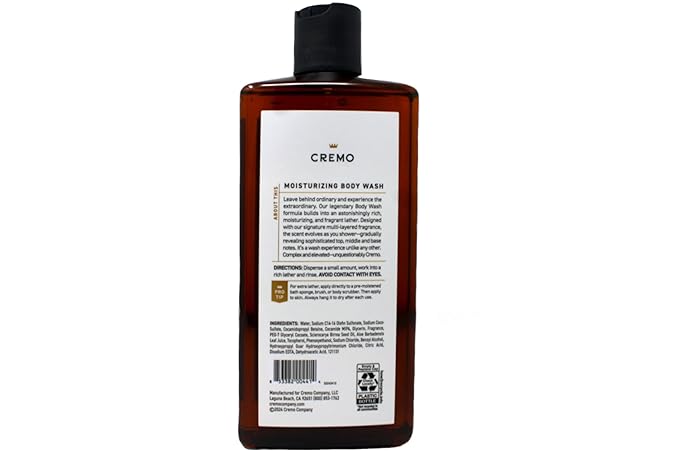 Cremo All Season Body Wash No. 4 Blue Cedar &amp Cypress 16 fl oz (Pack of 4)