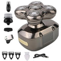 Head Shavers for Bald Men 5 in 1 Men Shaver Hair Clipper Wet &amp Dry Nose Hair Trimmer Face Washer Chargeable 5 Cutter Head for Shaving Haircut Shaved Blad