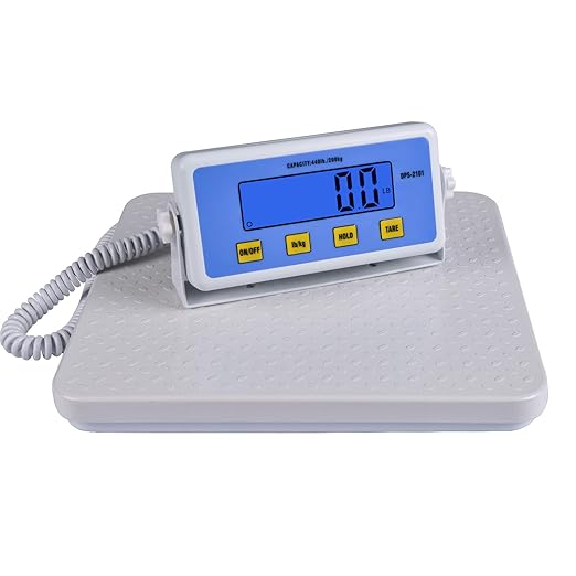 Medical Scale - Heavy Duty 440 lb High Capacity Wrestling Scale for Body Weight with Easy to Read LCD Display Physician Scale Professional Medical Grade Scale for Doctor Home Gym Office