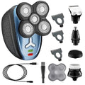 Electric Razor for Men 5 In 1 Men's Washable Electric Shaver Machine For Men Grooming Beard Trimmer Facial Rotary Electric Razor Usb Rechargeable