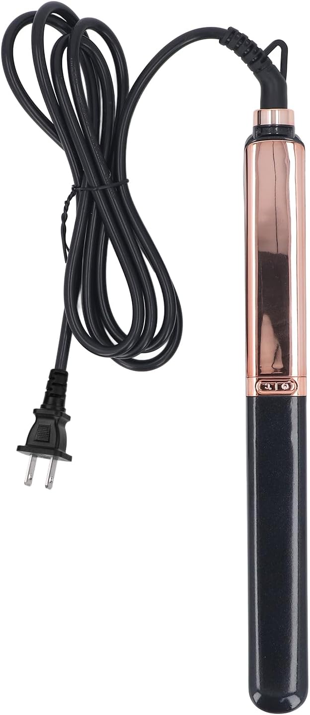 Flat Iron Hair Straightener 60W Fast Heating Ultra Thin LED Display Auto Off Portable Ion Hair Straightening Tool for Travel (US Plug)