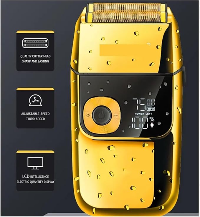Replacement Foil and Cutter Blades Head Set Compatible with Kemei 2028 Electric Shaver (Gold Or Silver)(Silver Set)