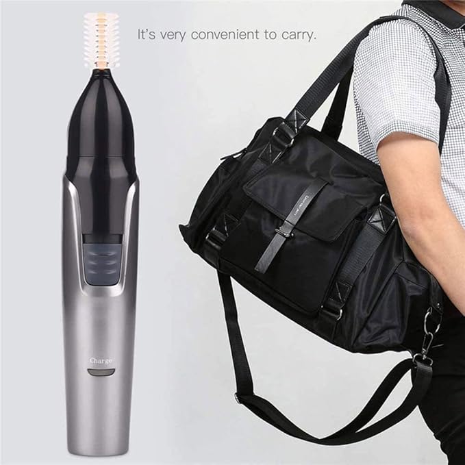 3 in 1 Ear and Nose Hair Trimmer for Men and Women Rechargeable Waterproof Eyebrow Hair Remove Facial Hair Trimmer for Bathroom Travel Hotel Easy Cleansing