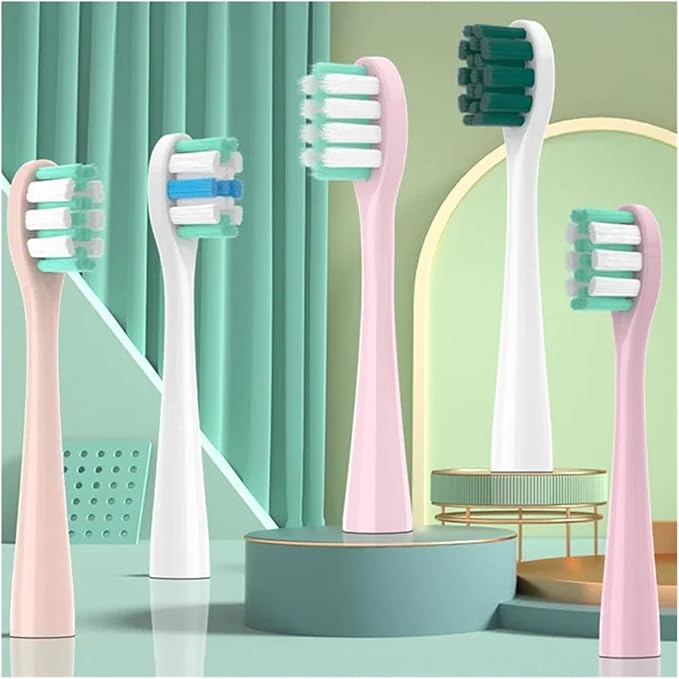 12pcs Toothbrushes HeadCompatible for Usmile Y1S/Y4/U1/U2/U3/P1/P4 Soft Dupont Sonic Electric Toothbrush Clean(6CircylarGray)