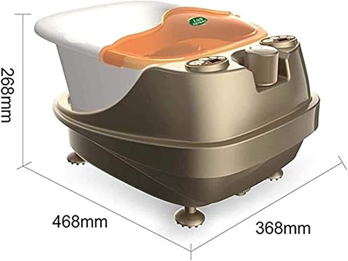 Foot Spa Bath Massager with Heat Shiatsu Massage Split Footbath Massage Heated Footbath Electric Thermostatic Footbath Foot Soaking Machine for Tired Feet Stress Relief Home Use
