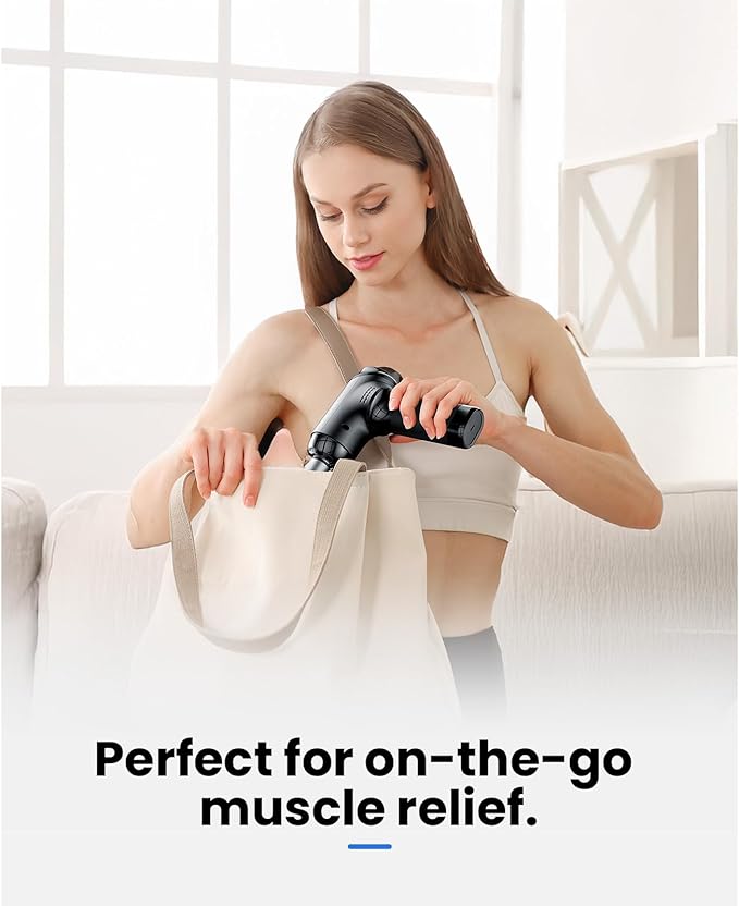 BOB AND BRAD T2 Max Massage Gun Deep Tissue with Metal Head Professional Muscle Massager HSA Portable Percussion Electric Massager Gun for Athletes for Home Gym Pain Relief FSA Eligible
