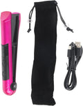 USB Rechargeable Multifunctional Mini Hair Straightener Curler Hair Styling Tool Curling Straight Dual Use Curling Iron for Home