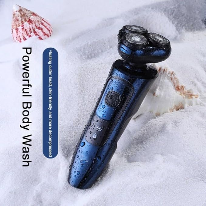 Head Shavers for Bald Men Professional Mens Electric Shavers Razor 3D Beard Trimmer Rotary Facail Head Shaver for Men Sideburn Nose Trimmer Adult Razor
