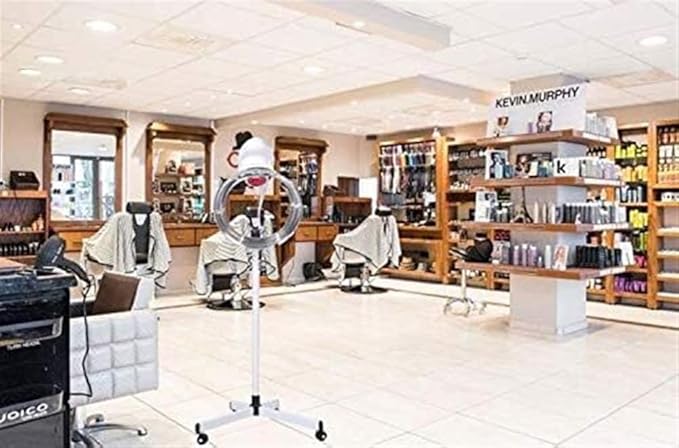 950w Stand Up Salon Hair SteamerHair Dryer Color Processorfor Hair Treatment Barber Tools Rolling Floor Base