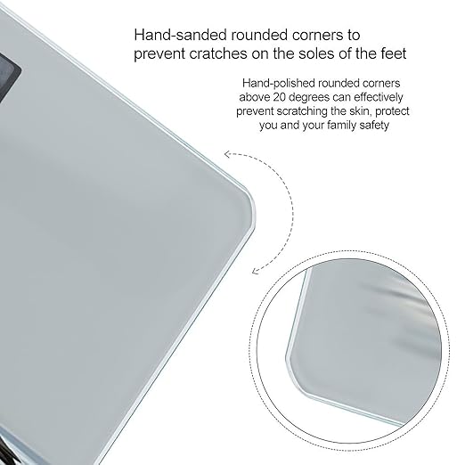 Digital Bathroom Scale for Body Weight Scale with Bright LCD Display High Accuracy Step-On Technology Auto On/Off Loon Nature Bird Digital Scales 400 Lbs /180kg
