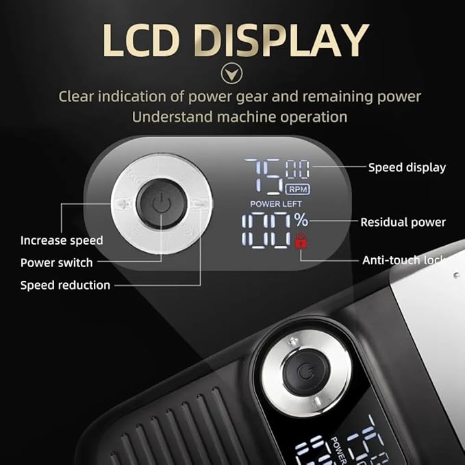 Electric Razors for Men Professional Rechargeable Hair Clipper Capable of USB Charging and Suitable for Shaving Bald Heads and Trimming Beards