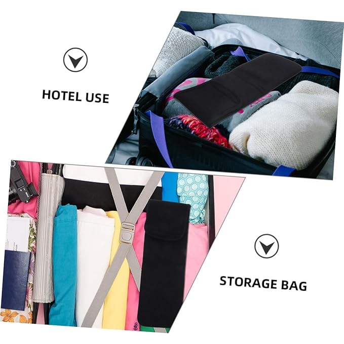 2pcs Hair Straightener Pouches Heat Resistant Curling Travel Case Portable Hair Styling Tool Organizer Bag