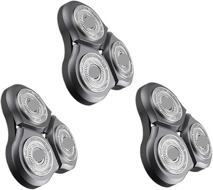 Compatible For Xiaomi Compatible For MijiaReplace The Shaving HeadS500 S500C S300Electric Shaver Razor Head Dry Wet Shaving Machine Beard Trimmer Replacement Shaver Blade(3pcs)