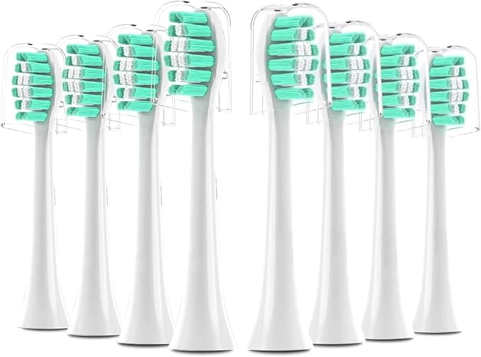 Replacement Toothbrush HeadsCompatibility for Phlps Care Brush Head(8pcs Blue)