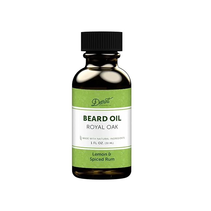Detroit Grooming Beard Oil | Hydrating &amp Nourishing Formula • Royal Oak Scent (1 oz)