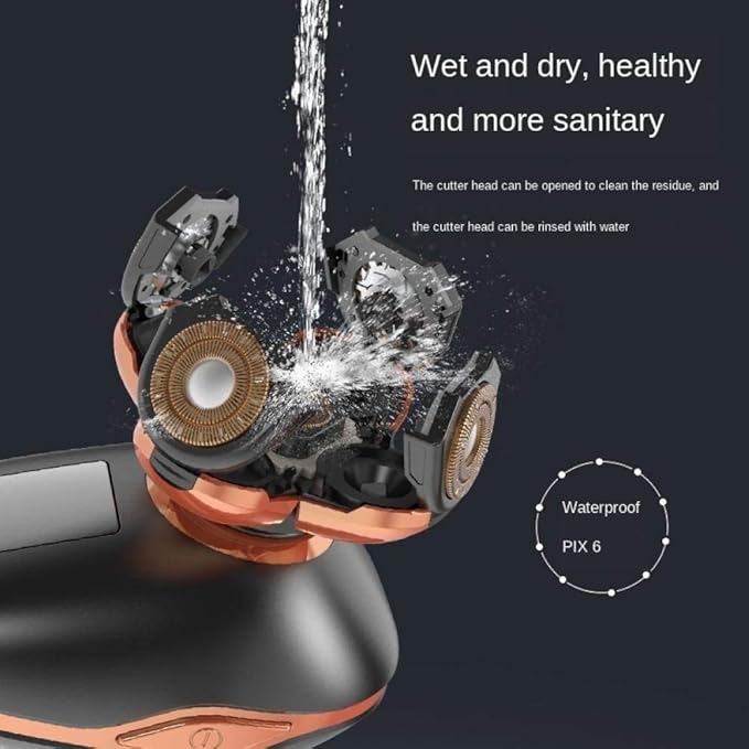 Shavers for Men-Electric Razor for Men with LED Display Faster-Charging Waterproof Mens ShaverNose Hair Trimmer Faster-Charging