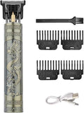 Razors Vintage T9 Electric Hair Cutting Machine Hair Clipper Professional Barber Men Shaver Rechargeable Hair Trimmer for Men(Dragon A)