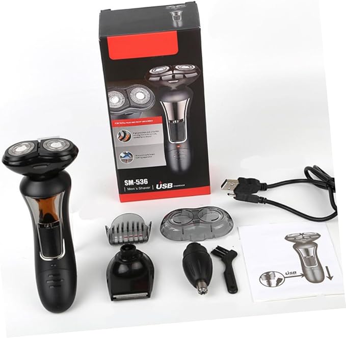 NOLITOY Men's Hair Clipper Multi-Function Electric Razor Beard Trimmer Nose Hair Trimmer Head Portable Design