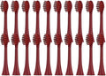 20/50/100 Pieces Toothbrush Heads Compatible for Apiyoo P7/Y8/SVP/Moon Electric Heads Vacuum Bristle Nozzle(20Red)
