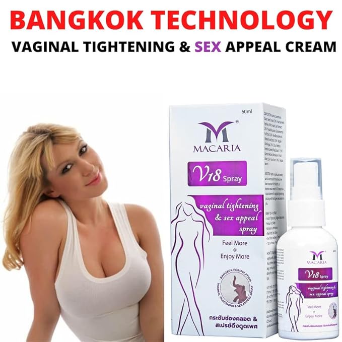 MACARIA Vaginal Pussy Yoni Tightening Shrink Spray for Women Intimate Parts Feminine Care for Porn Actress