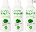 Goodbreath Mouthwash - Mint Mouth Rinse for Chronic Halitosis - New Ozone Technology Oral Rinse - Halitosis Treatment &amp Bad Breath Neutralizer - Mouthwash for Gum Diseases - Alcohol-Free | 3 Pack
