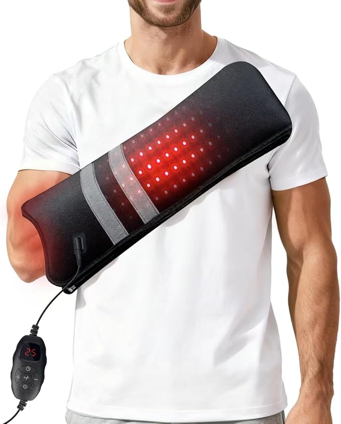 Red Light Therapy for Hands Light Therapy Glove for Finger Wrist Arm Infrared Light Therapy &amp Red Light Therapy for Body Dual Wavelength for Relief 150 LEDs 17x4