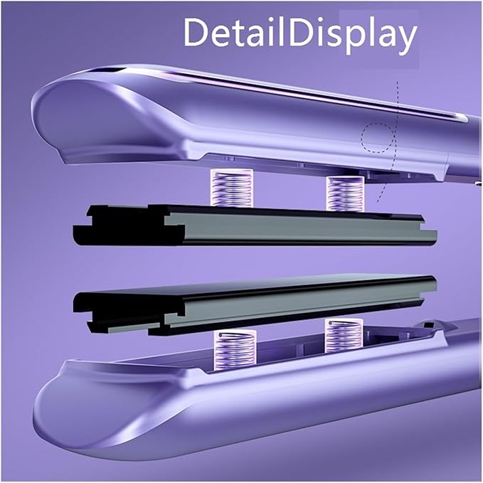 Simple Home Dual-use Curling Iron(LightYellow)