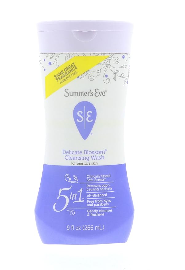 Summer's Eve Feminine Wash Sensitive Skin Delicate Blossom 9 oz (Pack of 12)