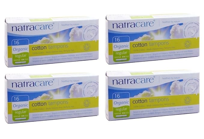 Natracare Tampons Reg With Applictr 16 ct ( 4 Pack)