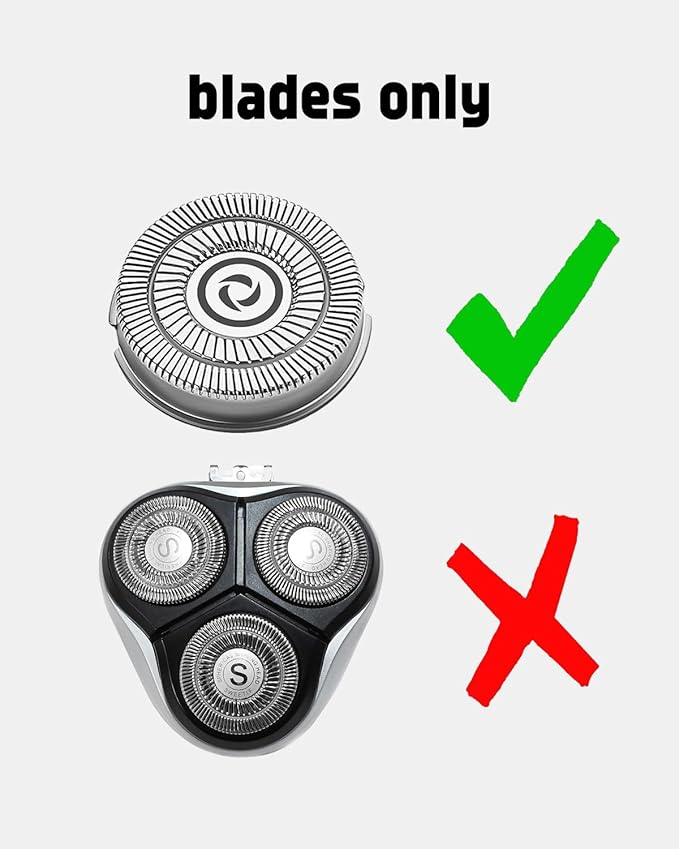 Sweetlf Replacement Blades for SweetLF Electric Razor for Men 12 Pack SweetLF Shaver Blades SWS7105 Replacement Blades for SweetLF Shaver SWS7105 SWS7105BK 2 Cleaning Brush