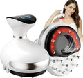 Electric 2-in-1 Body Massager for Relaxation Smooth Edge Glide Massage &amp Comfort Suction with Heat for Legs Arms &amp Abdomen Home Wellness Tool White