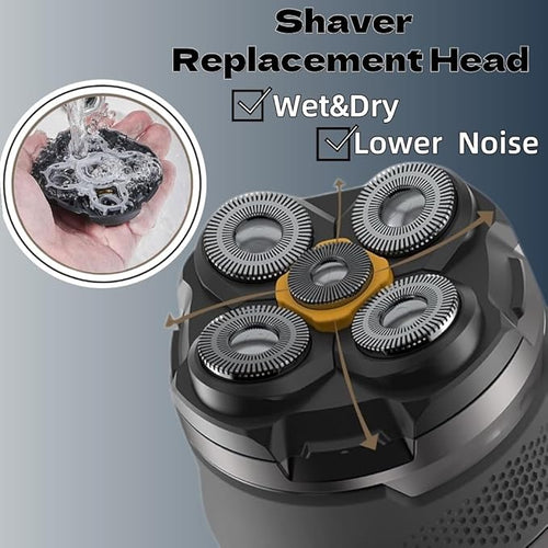 2 pcs Shaver Replacement Blades Compatible with MicroTouch Titanium Head Shaver
