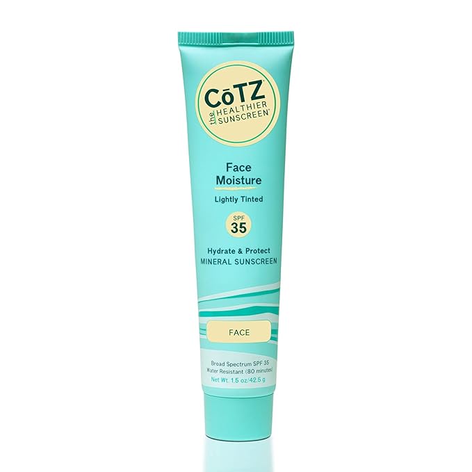 CoTZ Face Moisture Lightly Tinted Mineral Sunscreen Broad Spectrum SPF 35 1.5 oz / 42.5 g