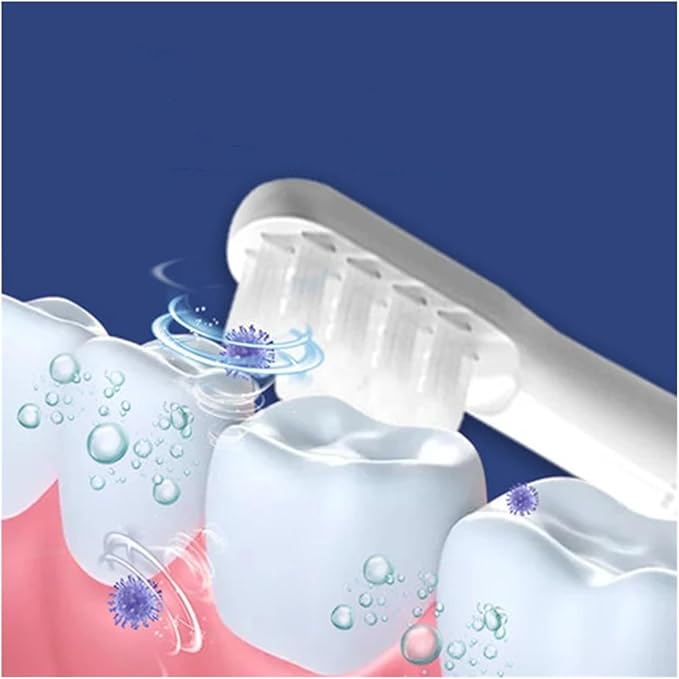 Toothbrush Replacement Heads Compatible for Xiaomi Mijia T100 Mi Smart Electric 2 Color(White 3pcs)