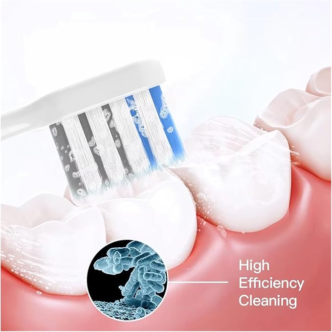10PCS Toothbrushes HeadCompatible for T200 Deep Cleaning Toothbrush Nozzles