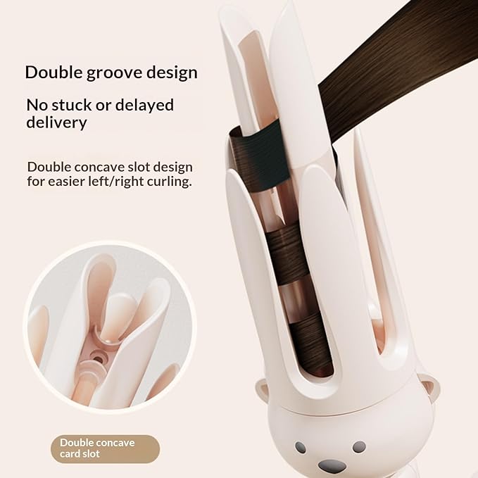 Automatic Rotating Cordless Curling Brush Lightweight Travel Portable Curlings Wand