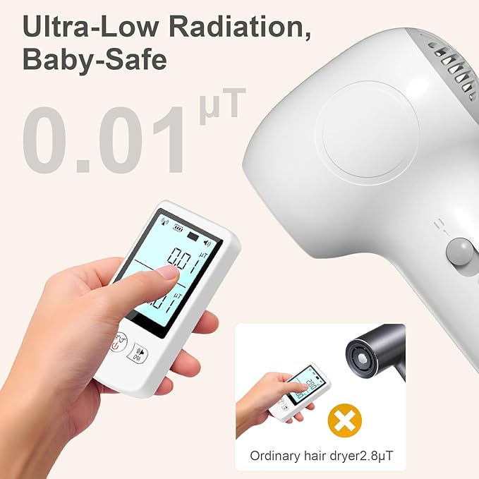 Cordless Hair Dryer for Baby Kids Model with Charging Base Gentle Airflow Mini Hair Dryer Portable Travel Design Small Dryer for Infant Delicate Skin