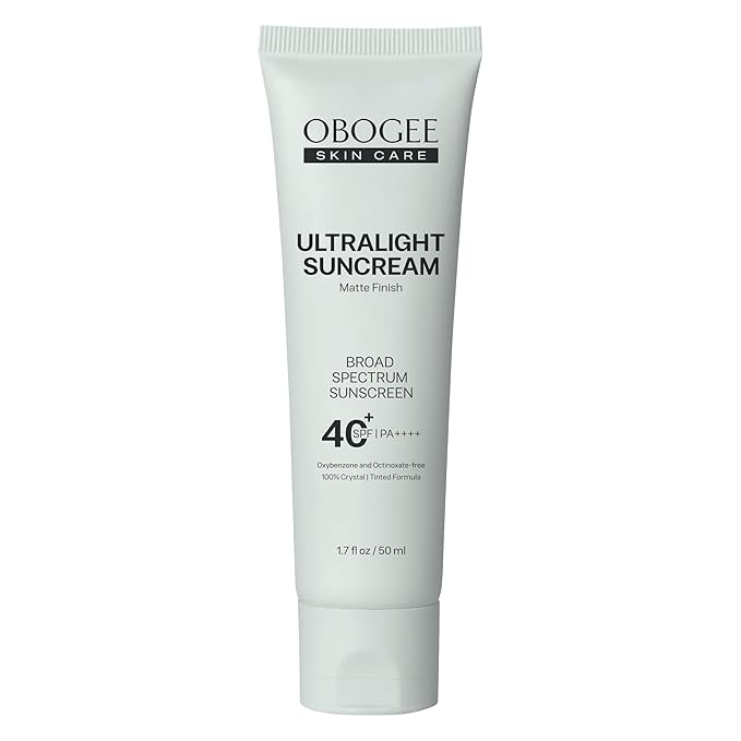 Ultralight SunCream(SPF 40) - 50 mL - 100% Mineral Oil-Free Broad Spectrum Sunscreen - Smooths Skin’s Appearance Minimizes Pores &amp Controls Shine - Water &amp Sweat Resistant