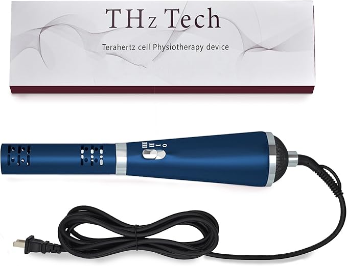 Terahertz (THZ) Wand Blower Health Physical Therapy Board Electric HeatingTherapeutic Massage/Body/Water Enhanced Terahertz Frequency Wand Blue