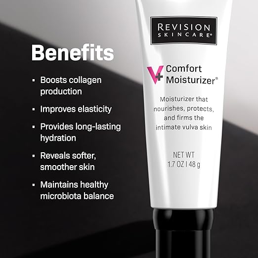 Revision Skincare V+ Comfort Moisturizer™ Intimate Area Moisturizer Vulva Cream for Dryness Hormone Free Fragrance Free 1.7 oz