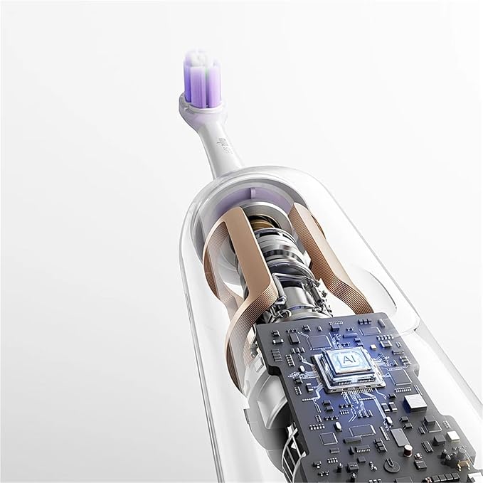 Compatible for XIAOMI MIJIA - Oscillation Toothbrush Pro Smart 4 Modes IPX8 Waterproof Vibration(Ivory)