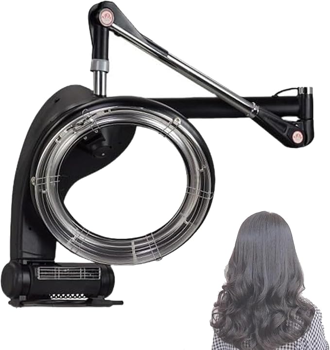 Track-Type Hair Heats DryerStanding Professional Salon Hair Spa Color Processor Plate Heaterwith Adjustable Timer and Temperature for Hair Careperming Heating Baking Hanging