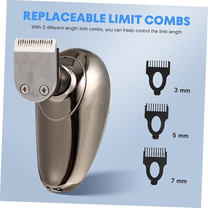 PartyKindom Head Electric Shaver for Men Beard Trimmer Multifunctional Razor Facial Cleaning Machine Travel Shaver Kit