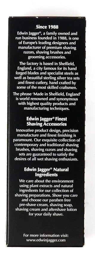 Edwin Jagger Diffusion Series Chrome Plated Handler for the Gillette Mach3 Razor (Tan)